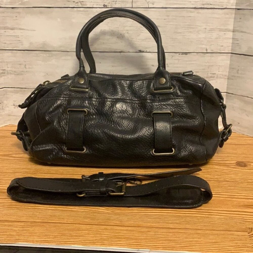 RARE THEORY Black Vintage Mini Satchel or Crossbody